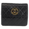Chanel Vintage Square Flap Shoulder Bag Quilted Patent