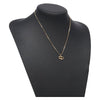 Secondhand Christian Dior CD Pendant Necklace Gold-plated
