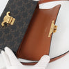 Celine Triomphe East-West Shoulder Bag Triomphe Coated Canvas
