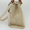 Secondhand Bally Handbag Beige Suede Bags