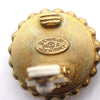 Secondhand Chanel Vintage Round CC Clip-On Earrings