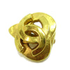 Secondhand Chanel CC logo heart Gold-plated