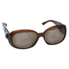 Secondhand Chanel Camélia sunglasses Brown Plastic Accessories
