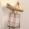 Secondhand Burberry Nova Check Tote Canvas and