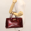 Secondhand Louis Vuitton Wilshire Handbag Monogram Vernis