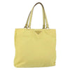 Secondhand Prada Vintage Tote Yellow Nylon Accessories