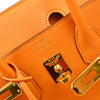 Hermes Birkin Handbag Orange Togo with Palladium Hardware
