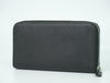 Secondhand Prada Zip Around Organizer Wallet Saffiano Leather with Applique