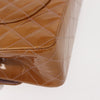 Chanel Vintage Classic Double Flap Bag Quilted Patent