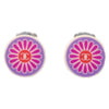 Secondhand Chanel Vintage CC Round Button Clip-On Earrings