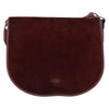 Secondhand Balenciaga Shoulder Bag Burgundy Suede Bags