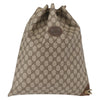 Gucci Drawstring Shoulder Bag GG Canvas with Leather