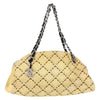 Secondhand Chanel Just Mademoiselle Bag Woven Stitch Patent