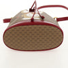 Gucci Doraemon Bucket Bag Printed Mini GG Coated Canvas