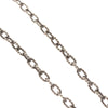 Secondhand Gucci Engraved Interlocking G Chain Link Pendant Necklace Sterling