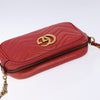 Secondhand Gucci GG Marmont Triple Zip Chain Bag Matelasse