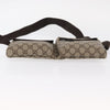 Secondhand Gucci Vintage Double Belt Bag GG Canvas with
