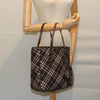 Burberry Nova Check Tote canvas check pattern