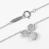 Secondhand Tiffany & Co. Paper Flowers Pendant Necklace Platinum and Diamonds