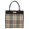 Secondhand Burberry Nova Check Tote Canvas and