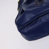 Secondhand Celine Circle logo Blue Leather Bags