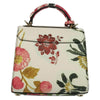 Secondhand Salvatore Ferragamo Boxyz Top Handle Bag Printed