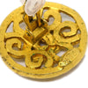 Secondhand Chanel Vintage CC Round Clip-On Earrings