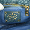 Prada Madras Shoulder Bag Leather