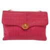 Chanel Chocolate Bar CC Clutch Quilted Leather