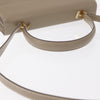 Salvatore Ferragamo Gancini Top Handle Flap Bag Leather