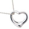 Secondhand Tiffany & Co. Elsa Peretti Open Heart Pendant Necklace Sterling