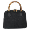 Secondhand Gucci Vintage Bamboo Top Handle Bag Seude