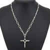 Secondhand Tiffany & Co. Elsa Peretti Infinity Cross Pendant Necklace Silver 925