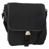 Secondhand Prada Logo Flap Messenger Bag Tessuto