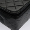 Chanel Full Flap Shoulder Bag Embossed Quilted Calfskin