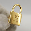Secondhand Louis Vuitton Padlock and Key Logo Cufflinks