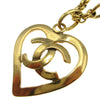 Secondhand Chanel CC Heart Pendant Necklace