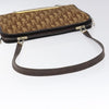 Christian Dior Vintage Trotter Shoulder Bag Canvas