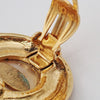 Secondhand Chanel Vintage Round Clip-On Earrings Metal with Faux