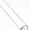 Secondhand Tiffany & Co. Elsa Peretti Double Loop Pendant Necklace Silver 925