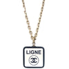 Chanel CC No.5 Pendant Necklace Metal