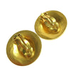 Secondhand Chanel Vintage Round CC Clip-On Earrings
