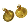 Secondhand Chanel Vintage Round CC Clip-On Earrings