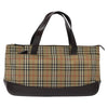Secondhand Burberry Nova Check Handbag Nova Check Canvas and