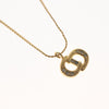 Secondhand Christian Dior CD Pendant Necklace Gold-plated