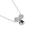 Secondhand Tiffany & Co. Open Paper Flower Pendant Necklace Platinum and Diamonds