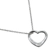 Tiffany & Co. Elsa Peretti Open Heart Pendant Necklace silver