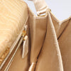 Secondhand Fendi Square Flap Beige Satin Bags