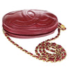 Chanel Vintage CC Oval Chain Bag Leather