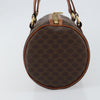 Celine Vintage Macadam Handbag Canvas and Leather